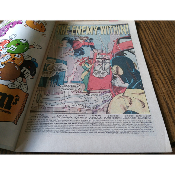 X-Factor #18 (July 1987 Marvel Comics) - Picture 3 of 3